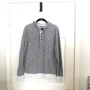 RVCA Gray and White Hoodie